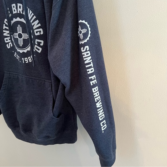 Independent Trading Company Women’s Blue Santa Fe Brewing Co. Hoodie Size Small - Picture 3 of 6